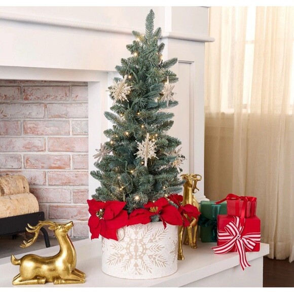 Bethlehem Lights 36" Stake Tree with 3-in-1 Micro LEDs Blue Spruce - Picture 1 of 1